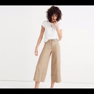 Madewell Langford cropped wide leg pant